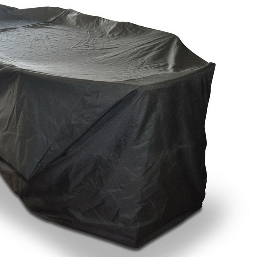 6 Seater Rectangle Weather Cover in Black