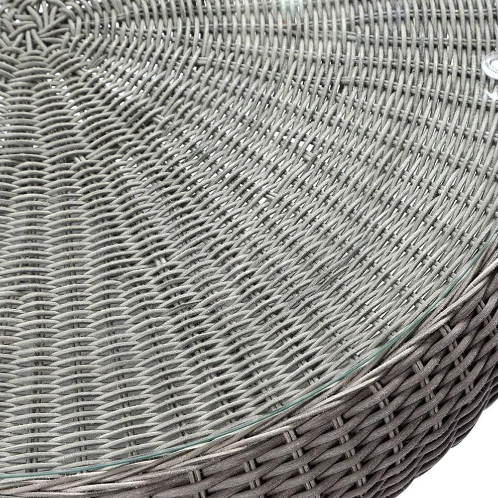 Plantation Outdoor Wicker 3+2+1+1 Seater Lounge Set with Coffee Table