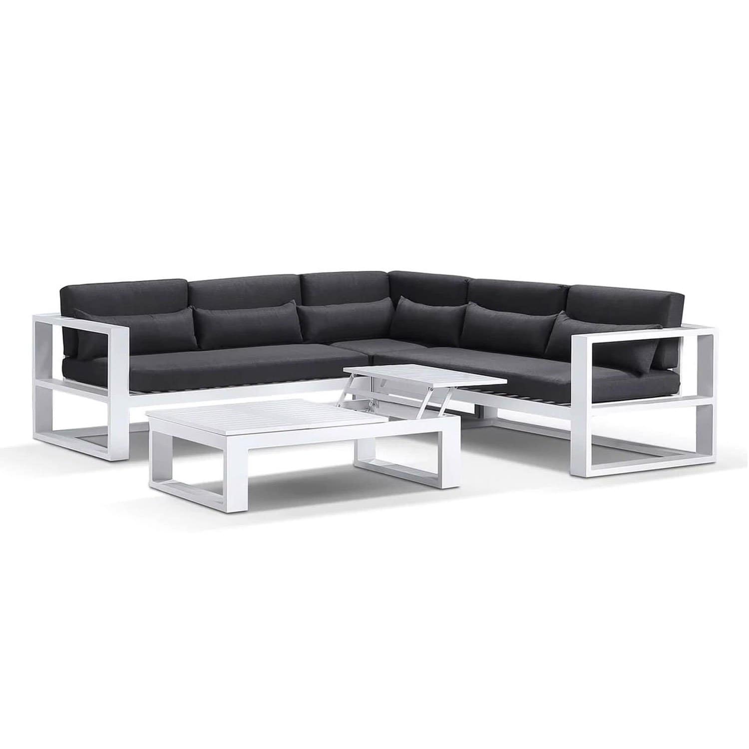 Santorini Package A Outdoor Aluminium Corner Lounge