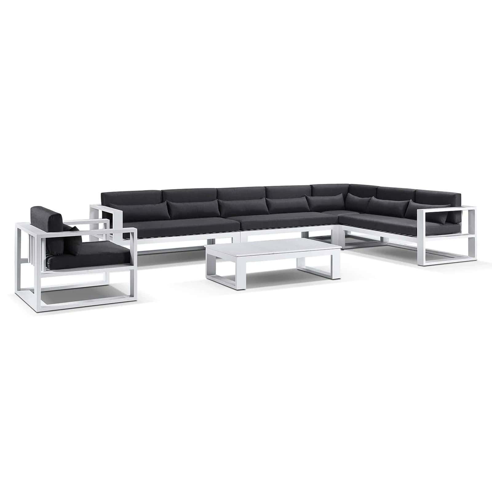 Santorini Package C Outdoor Aluminium Corner Lounge