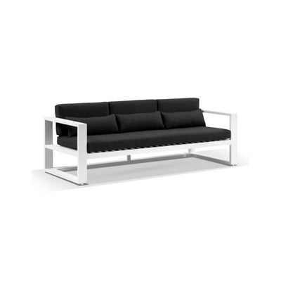Santorini 3 Seater Outdoor Aluminium Lounge