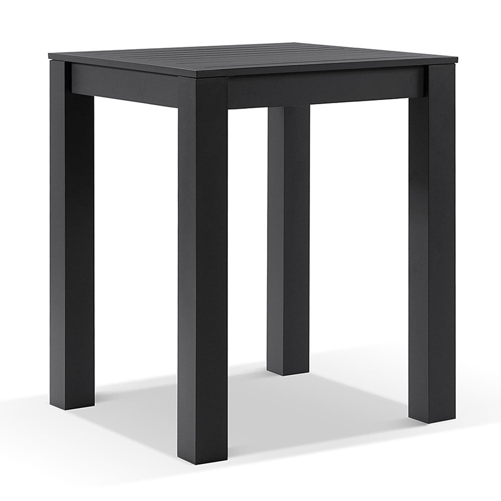 Santorini Outdoor Square Bar Table with 4 Avoca Bar Stools