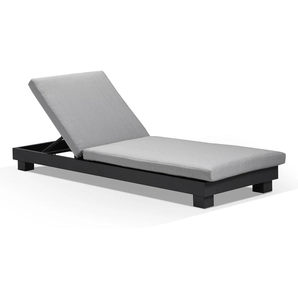 Santorini Aluminium Sun Lounge with Sunbrella Cushion