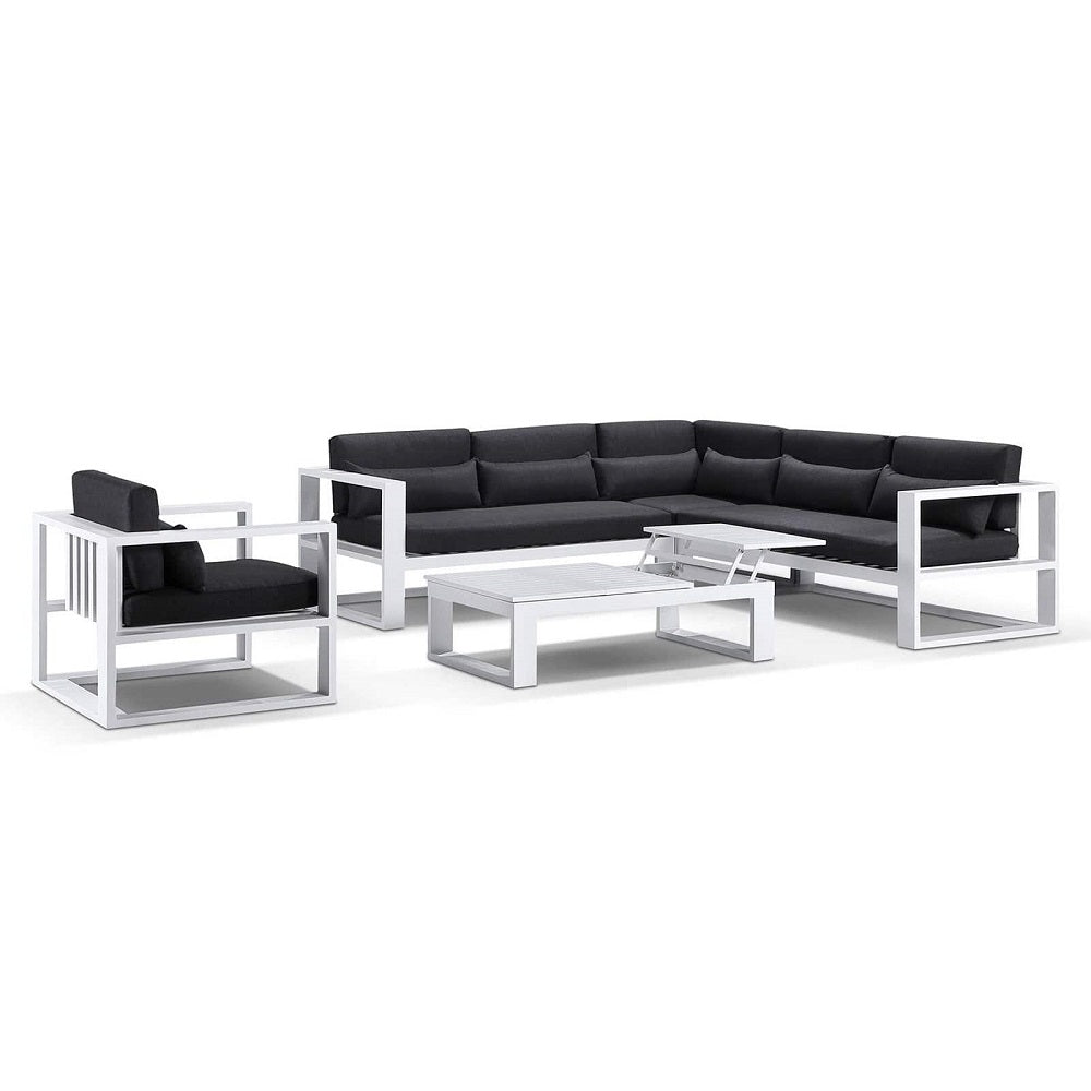 Santorini Package B Outdoor Aluminium Corner Lounge