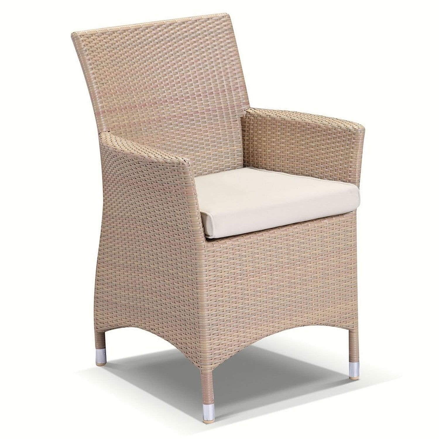 Roman Outdoor Wicker Dining Arm Chair