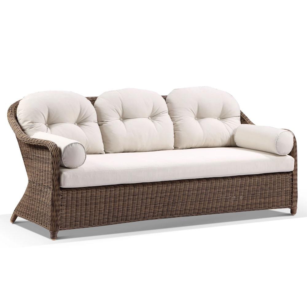Plantation Outdoor Wicker 3+2+1 Seater Lounge Set with Coffee Table
