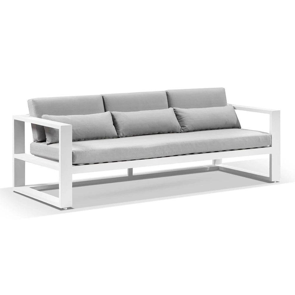 Santorini 3+1+1 Aluminium Lounge Setting with Coffee Table