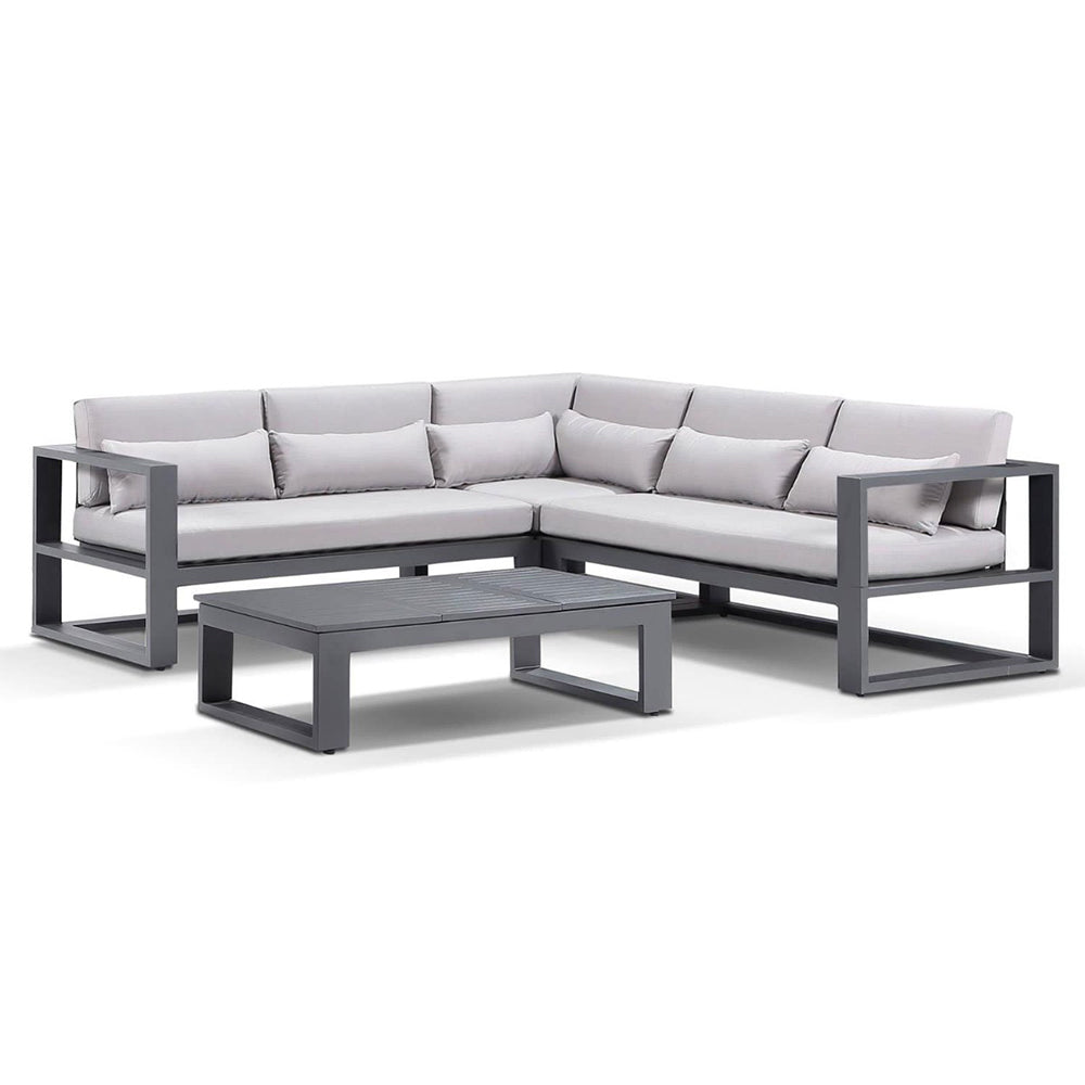 Santorini Package A Outdoor Aluminium Corner Lounge