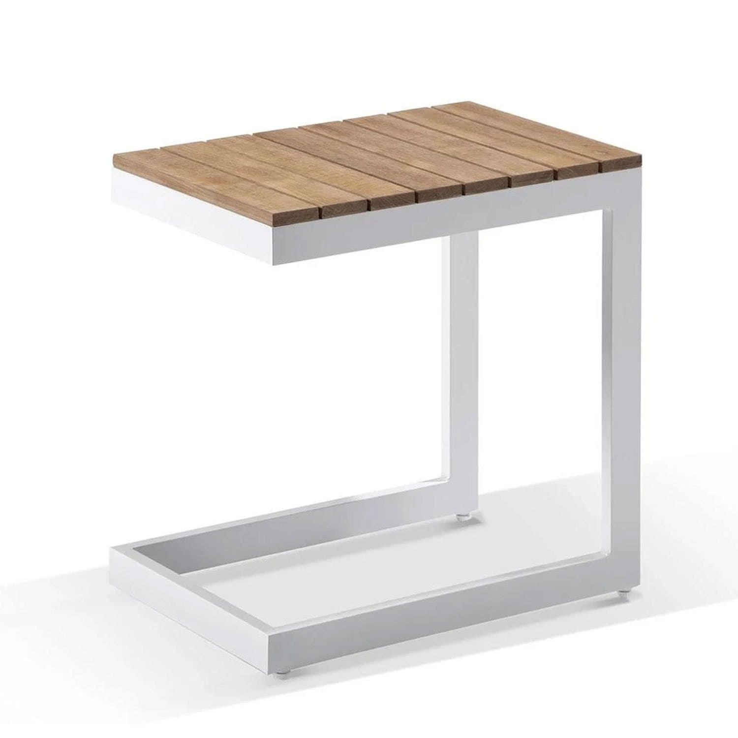 Santorini Aluminium Double Sun Lounge w/ Side Table