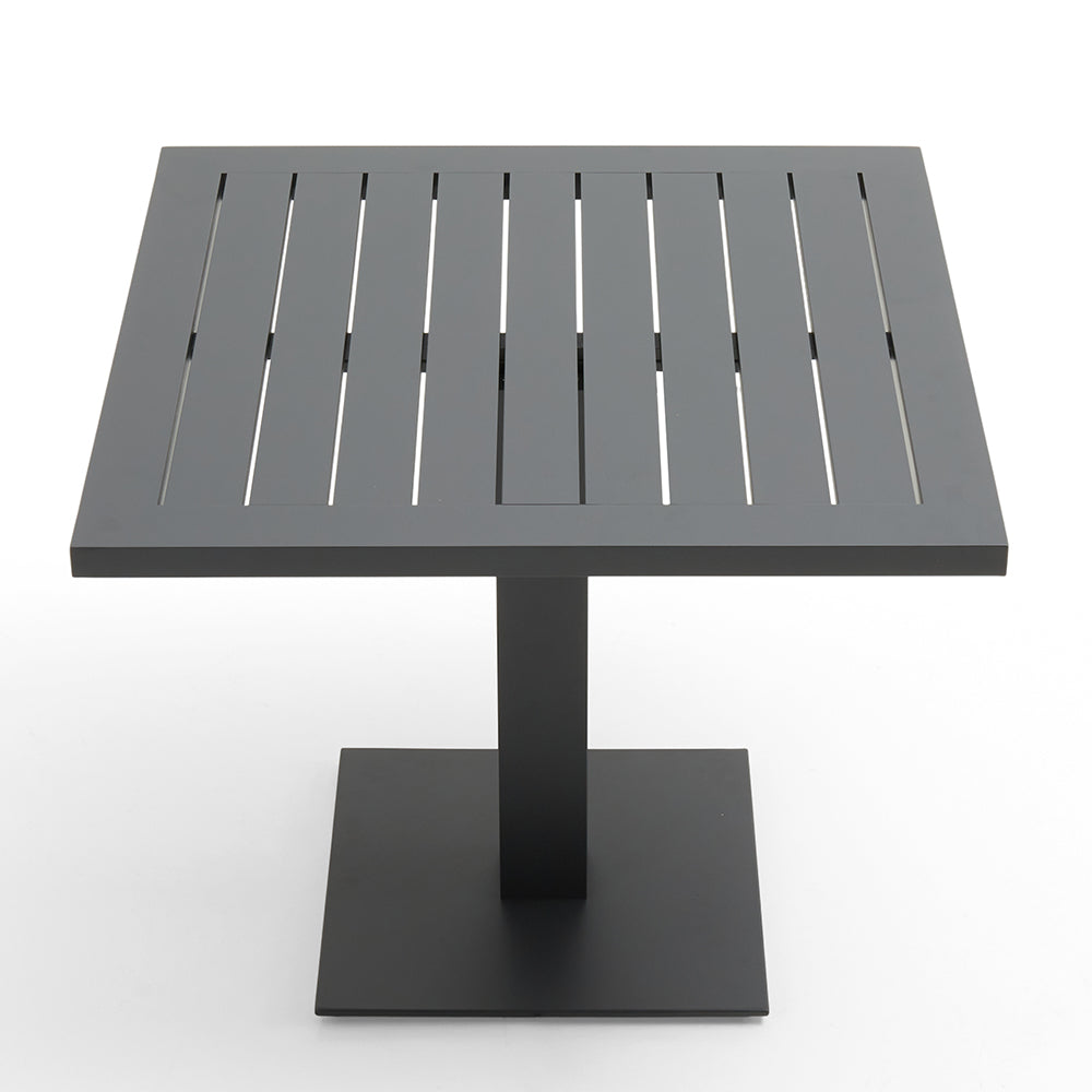 Avoca Outdoor Square Pedestal Aluminium Dining Table