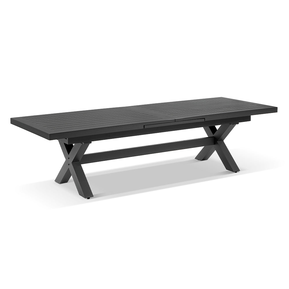 Austin Outdoor 3m - 3.8m Extension Aluminium Dining Table