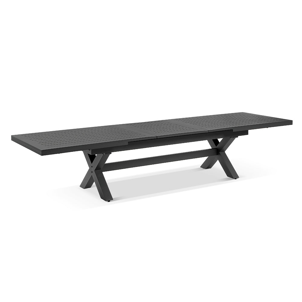 Austin Outdoor 3m - 3.8m Extension Aluminium Dining Table