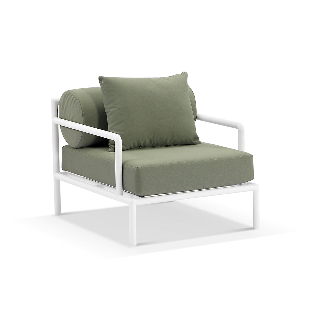 Capella 3+1+1 Outdoor Aluminium Lounge with Coffee Table Set