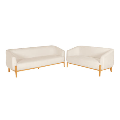 Fraser Indoor 3+2 Seater Plush Fabric Sofa Lounge Setting