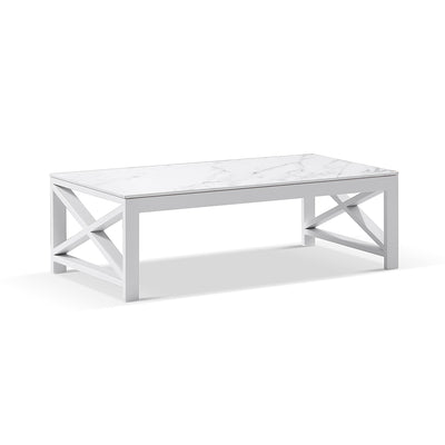 Kansas Outdoor Aluminium with Ceramic Top Coffee Table