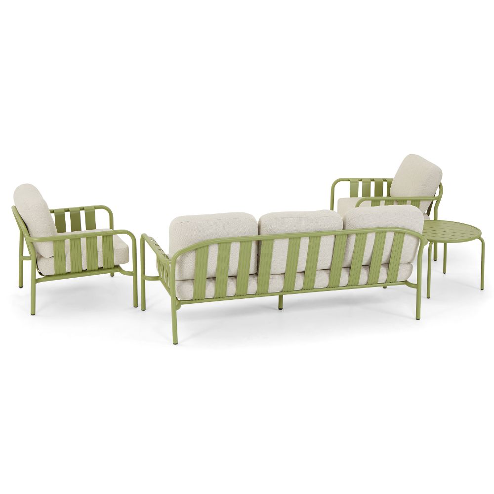 Mornington Outdoor 3+1+1 Lounge Setting with Coffee table and Side table