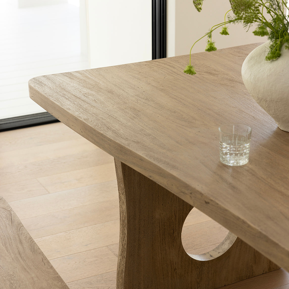 Norah Indoor 2.7m Timber Dining Setting with Benches