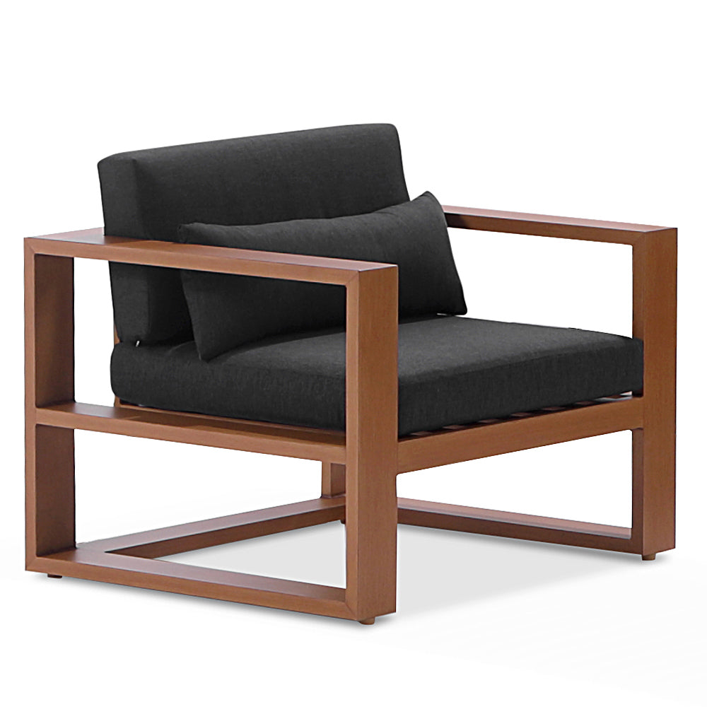 Santorini 3+1+1 Aluminium Lounge Setting with Coffee Table