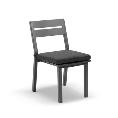 Santorini Outdoor Aluminium Armless Stackable Dining Chair