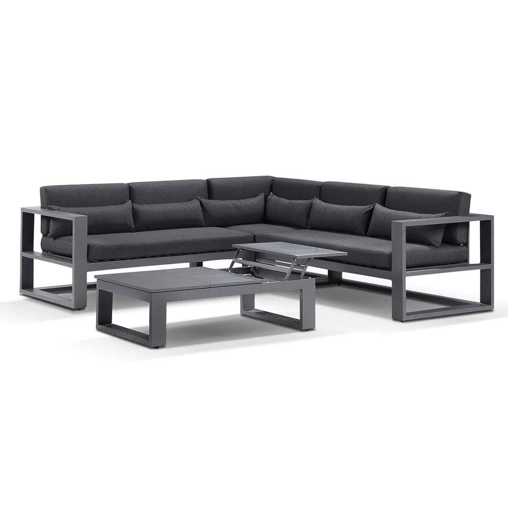 Santorini Package A Outdoor Aluminium Corner Lounge
