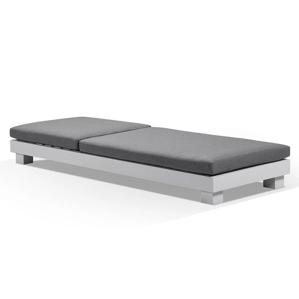 Santorini Aluminium Sun Lounge with Sunbrella Cushion