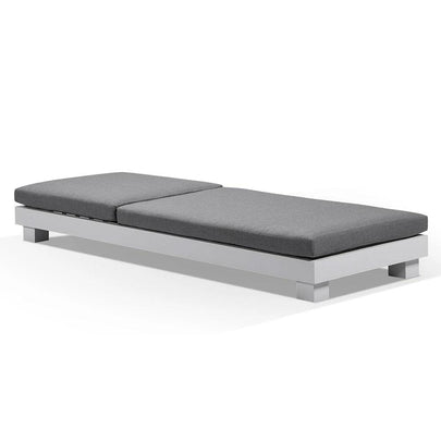Santorini Aluminium Sun Lounge Set with Sunbrella Cushion