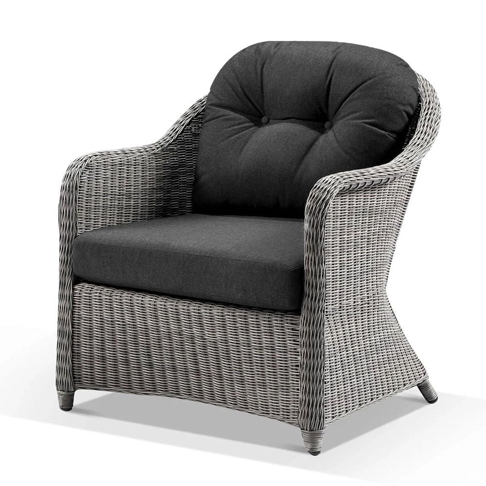 Plantation Outdoor Wicker Lounge Arm Chair