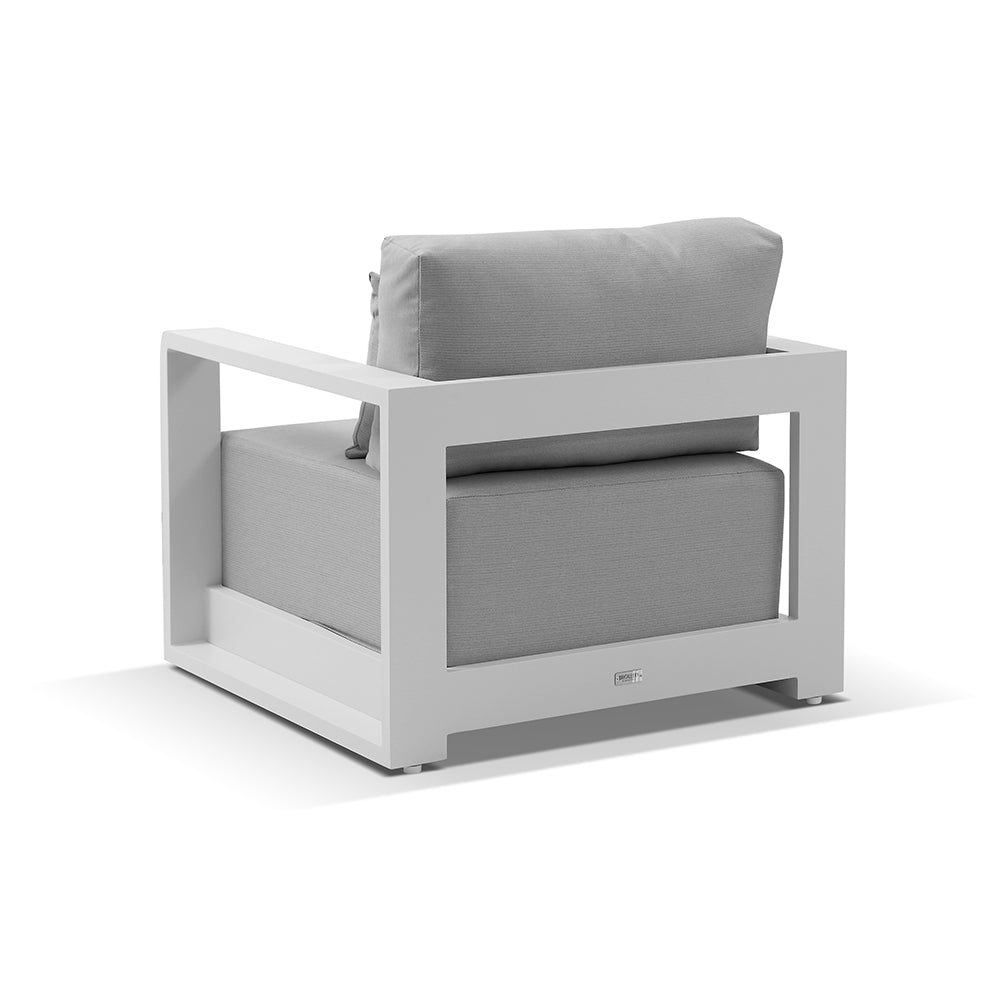 Whitehaven 3+2+1 Seater Outdoor Aluminium Lounge with Hugo Coffee Table Set