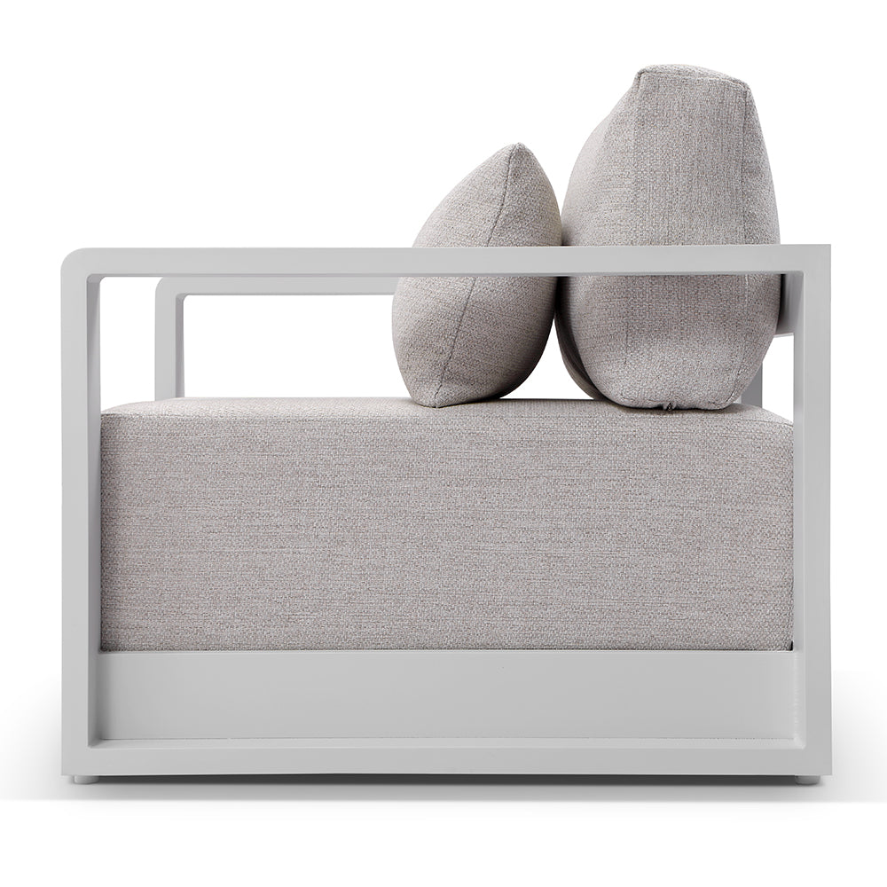 Whitehaven 3 Seater Outdoor Aluminium Lounge