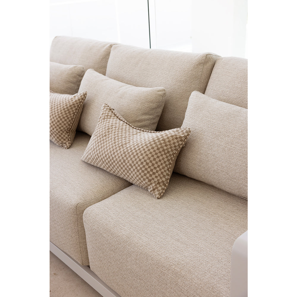 Whitehaven 3+1+1 Seater Outdoor Aluminium Lounge with Hugo Coffee Table Set