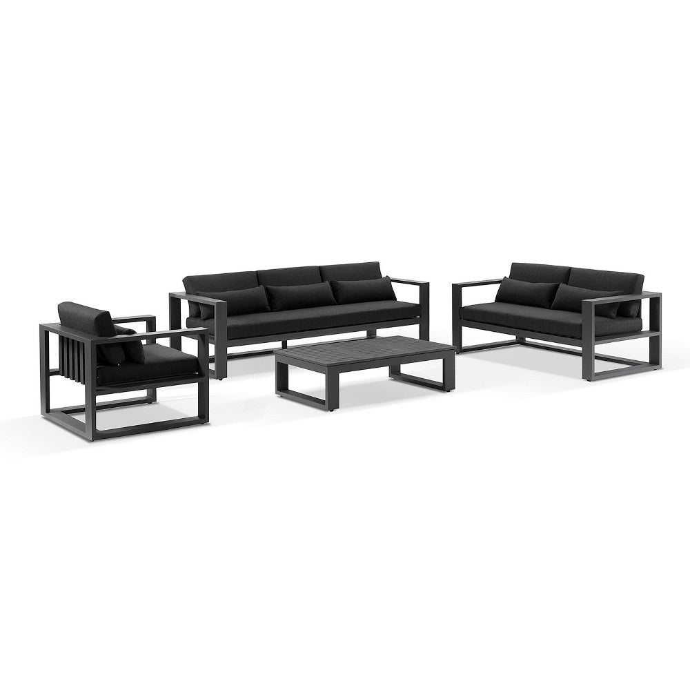 Santorini 3+2+1 Outdoor Lounge Setting with Coffee Table