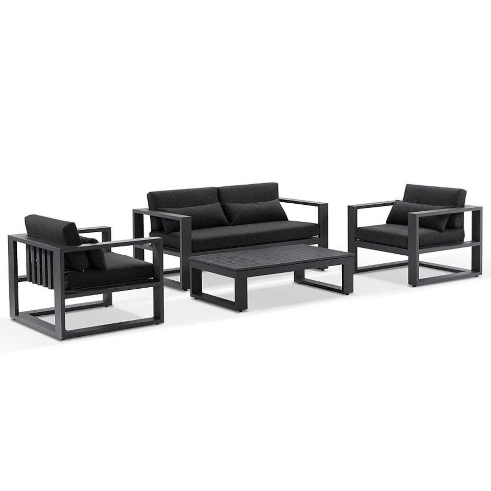 Buy Santorini 2+1+1 Outdoor Aluminium Lounge Set with Coffee Table by
