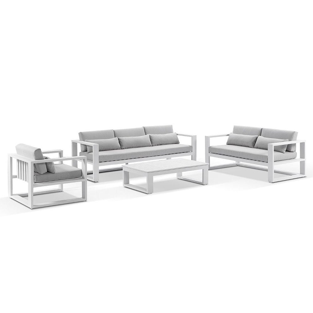 Santorini 3+2+1 Outdoor Lounge Setting with Coffee Table