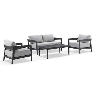 Bronte 2+1+1 Outdoor Aluminium Lounge Setting with Coffee Table