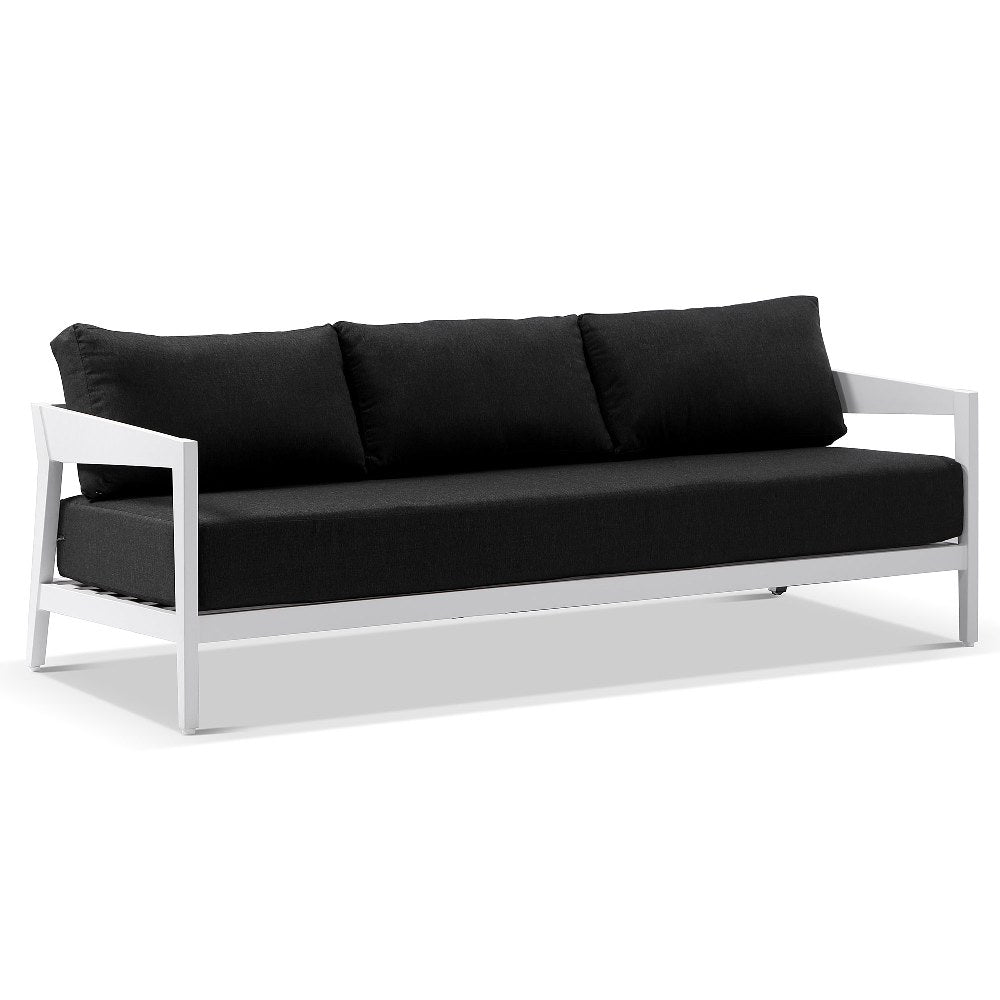 Buy Bronte 3 Seater Outdoor Aluminium Lounge by Bay Gallery Furniture