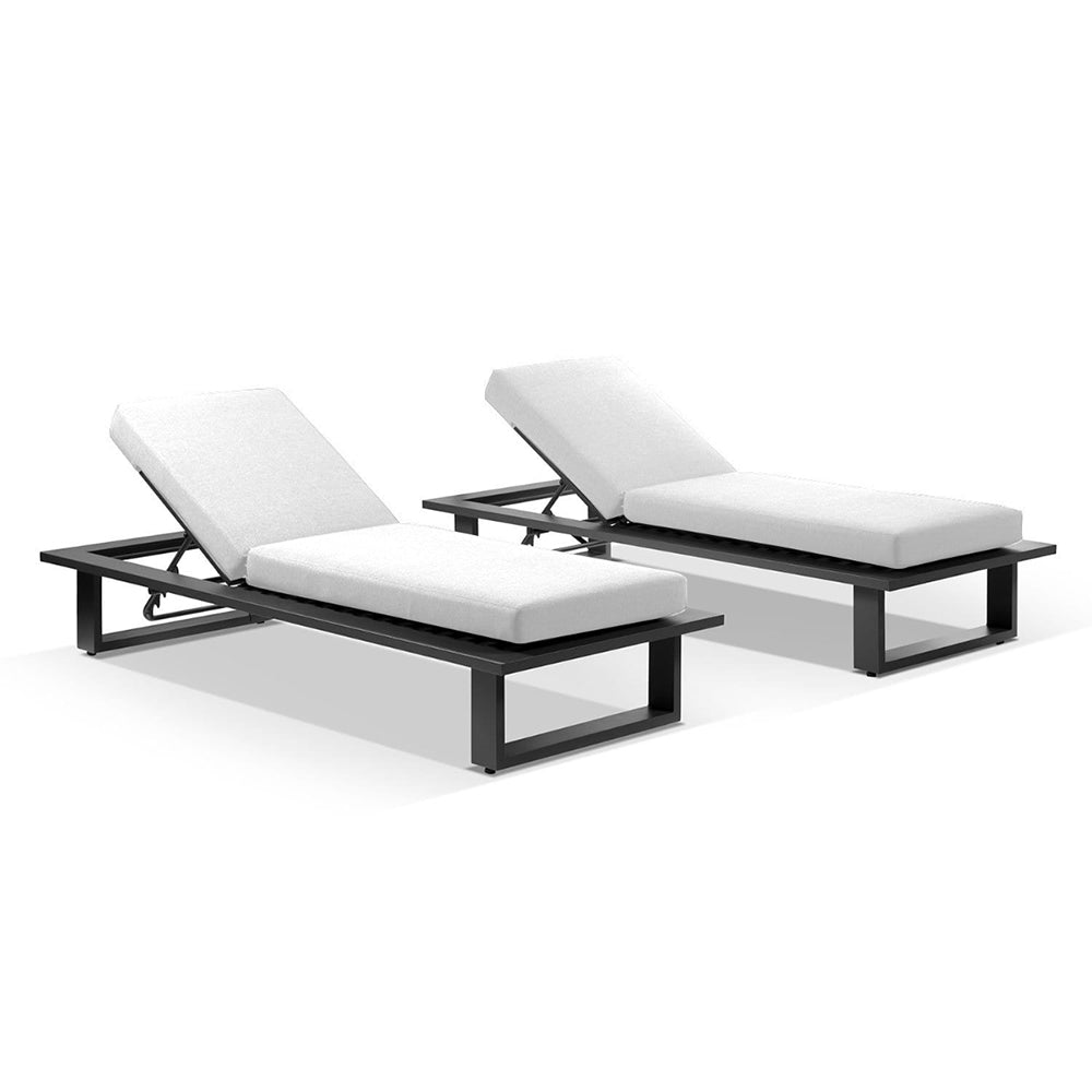 Buy Arcadia Outdoor Aluminium Sun Lounge Set by Bay Gallery Furniture