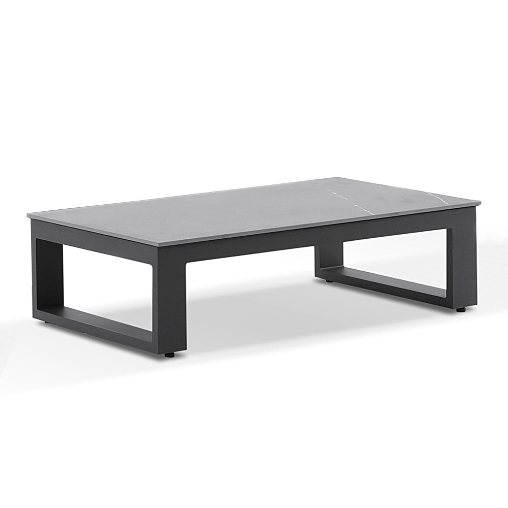 Buy Hugo Outdoor Aluminium Coffee Table with Ceramic Top by Bay Gallery