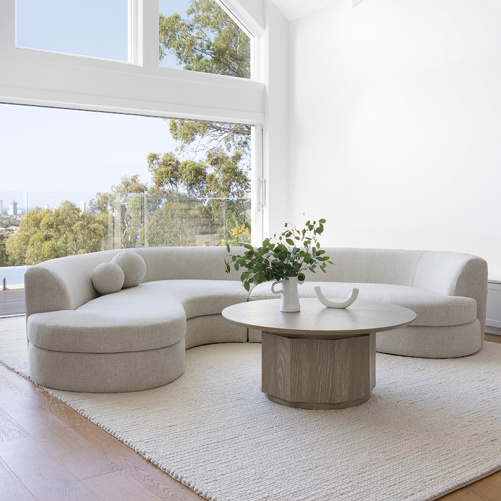 Clovelly Fabric Corner Indoor Lounge Sofa