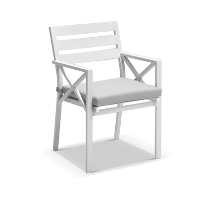 Kansas Outdoor Aluminium Dining Arm Chair