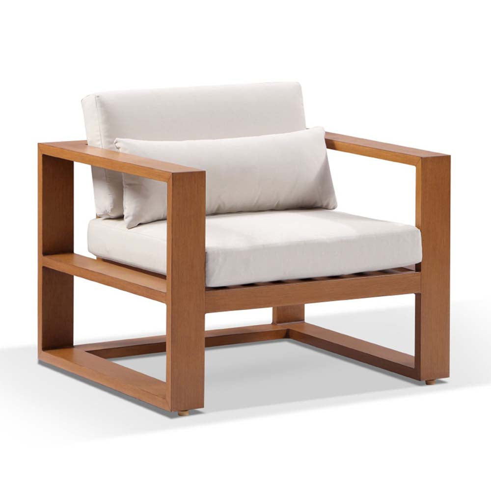 Santorini 3+1+1 Aluminium Lounge Setting with Coffee Table