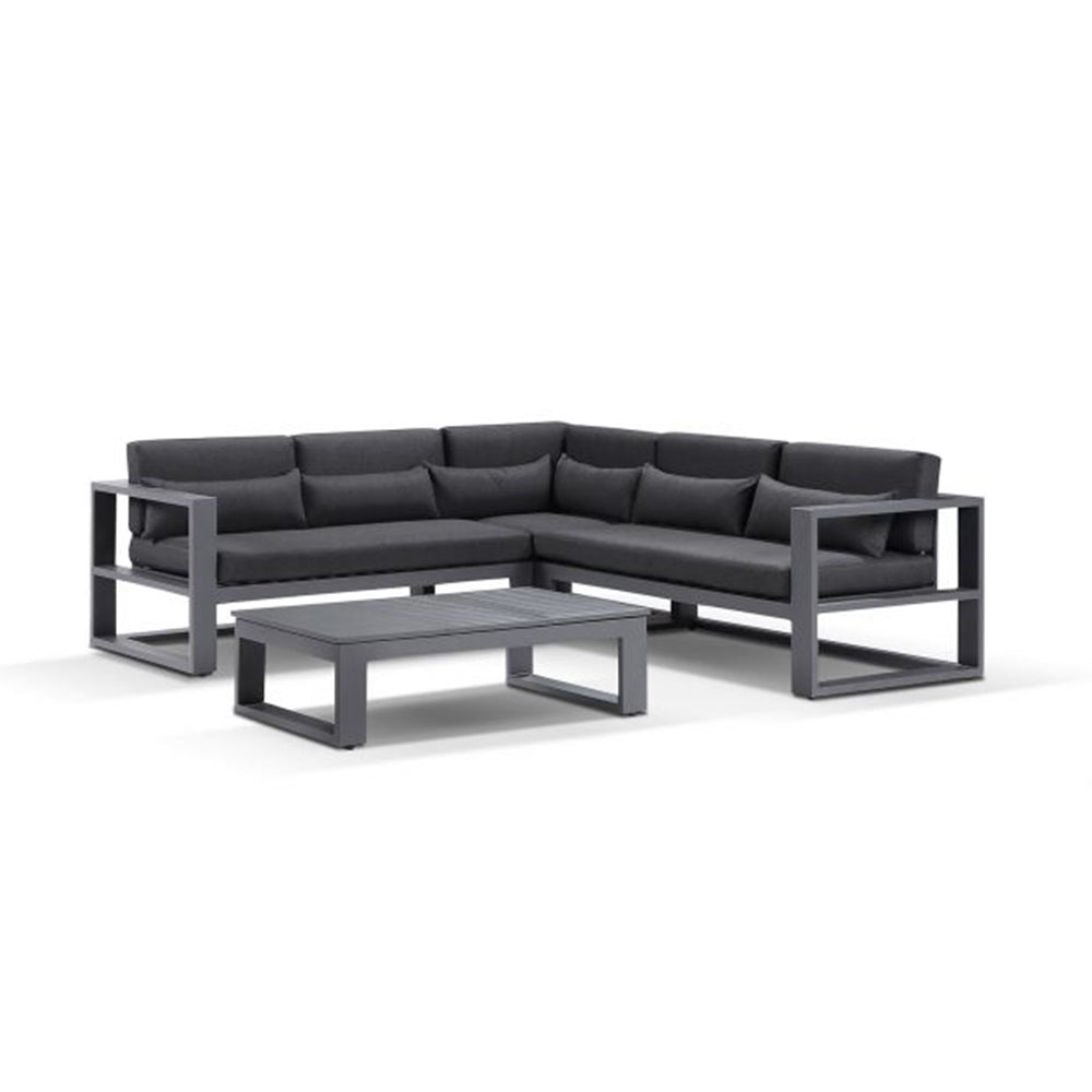 Santorini Package A Outdoor Aluminium Corner Lounge