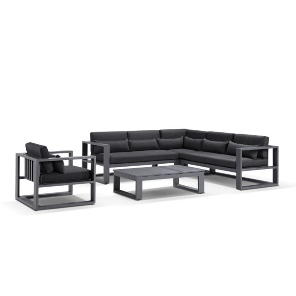 Santorini Package B Outdoor Aluminium Corner Lounge