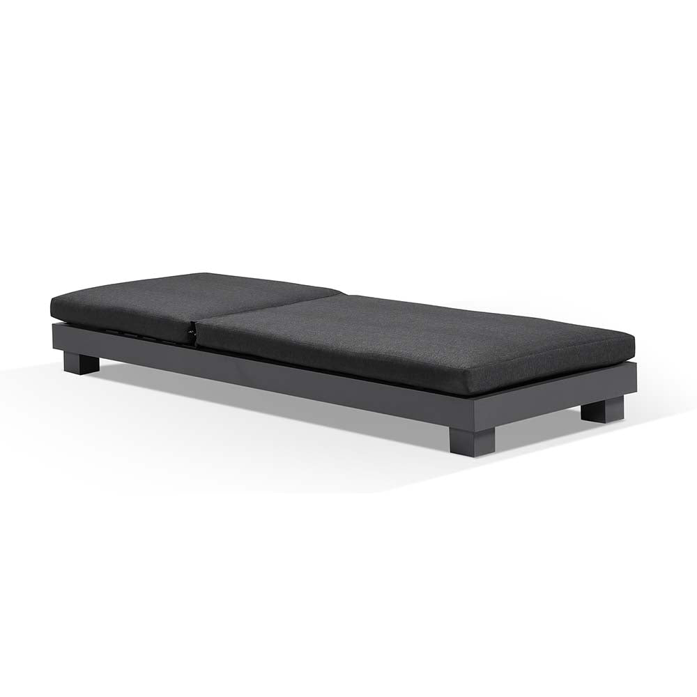 Santorini Aluminium Sun Lounge w/ Side Table