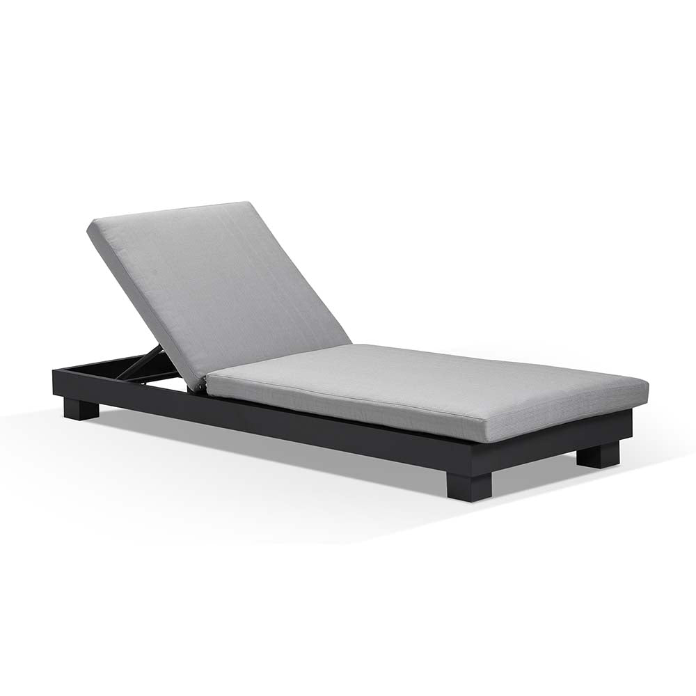 Santorini Aluminium Outdoor Sun Lounge