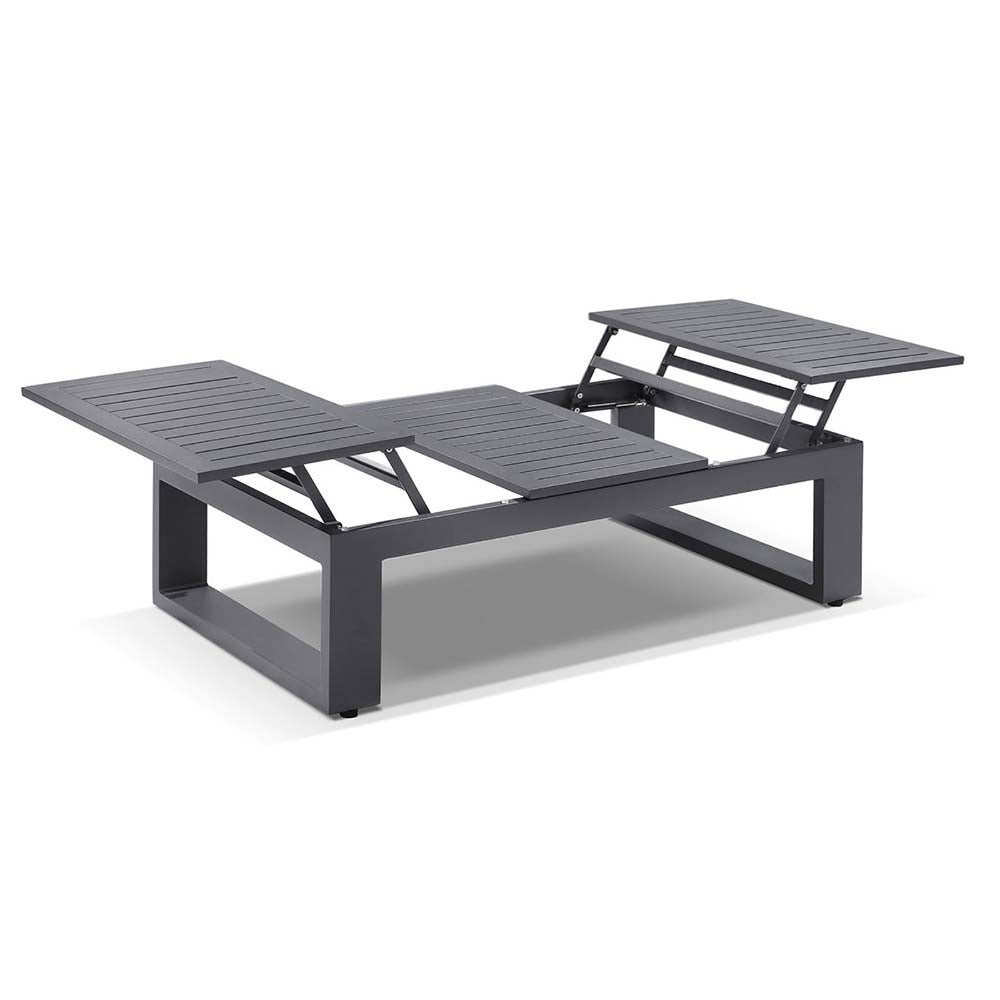 Santorini 3+1+1 Aluminium Lounge Setting with Coffee Table