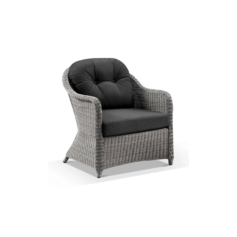 Plantation Outdoor Wicker Patio Set with Side Table