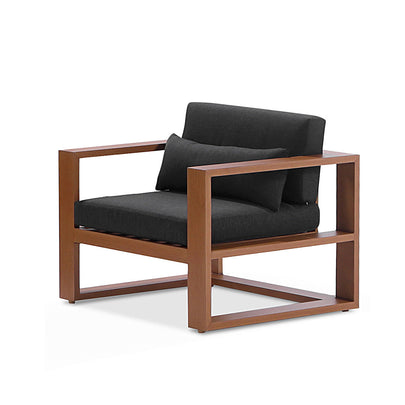 Santorini 1 Seater Outdoor Aluminium Arm Chair