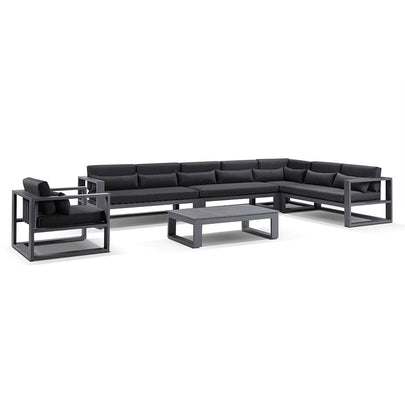 Santorini Package C Outdoor Aluminium Corner Lounge