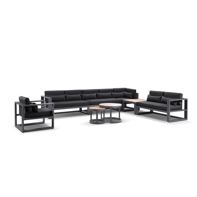 Santorini Package E Outdoor Aluminium Corner Lounge