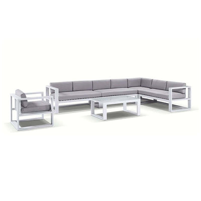 Santorini Package C Outdoor Aluminium Corner Lounge